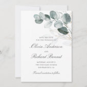 Eukalyptus Wedding Save The Date (Vorderseite)