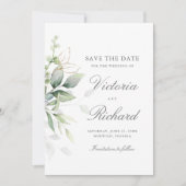 Eukalyptus Wedding Save The Date (Vorderseite)