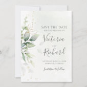 Eukalyptus Wedding Save The Date (Vorderseite)