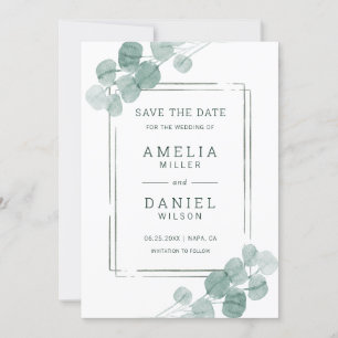 Eukalyptus Wedding Save The Date
