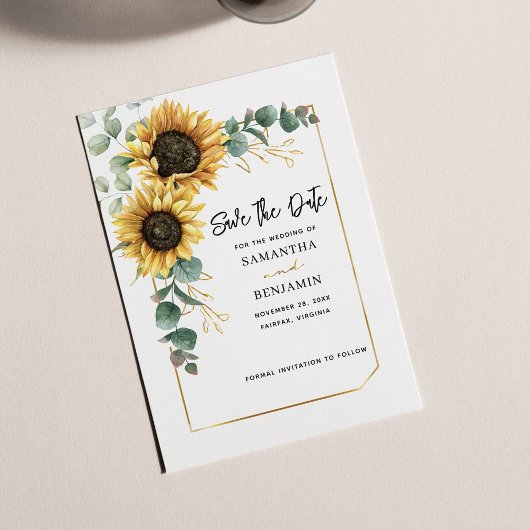 Eukalyptus Wedding Save The Date