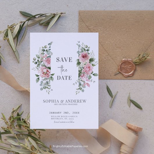 Eukalyptus Wedding Save The Date