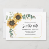 Eukalyptus Wedding Save The Date (Vorderseite)