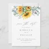 Eukalyptus Wedding Save The Date (Vorderseite)