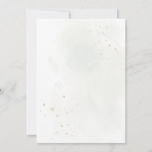 Eukalyptus Wedding Save The Date (Rückseite)