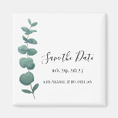 Eukalyptus Wedding Save the Date Magnet (Vorne)