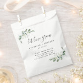 Eukalyptus Wedding Seed Packet Geschenktütchen (Ausgeschnitten)