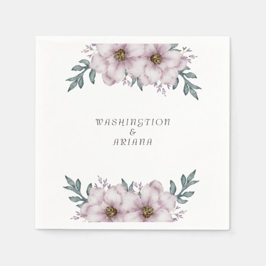 Eukalyptus Wedding Serviette (Vorderseite)