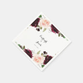 Eukalyptus Wedding Serviette (Ecke)