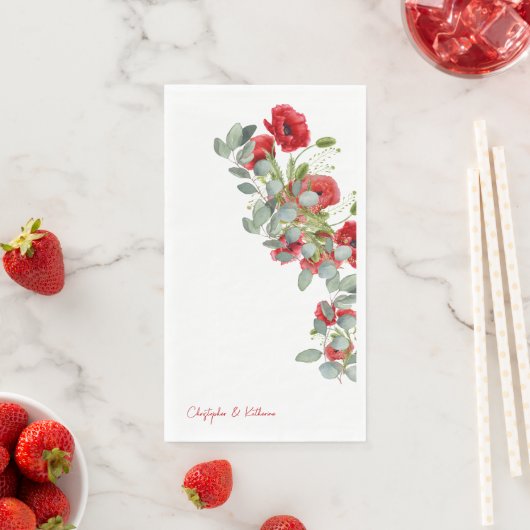 Eukalyptus Wedding Serviette (Beispiel)