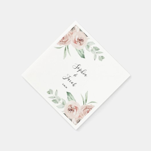 Eukalyptus Wedding Serviette (Ecke)