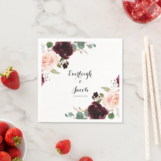 Eukalyptus Wedding Serviette (Beispiel)