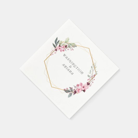 Eukalyptus Wedding Serviette (Ecke)