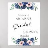 Eukalyptus Wedding Sign Poster (Vorne)