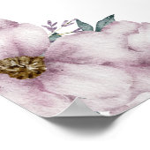 Eukalyptus Wedding Sign Poster (Ecke)