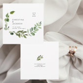 Eukalyptus Wedding Square Save the Date