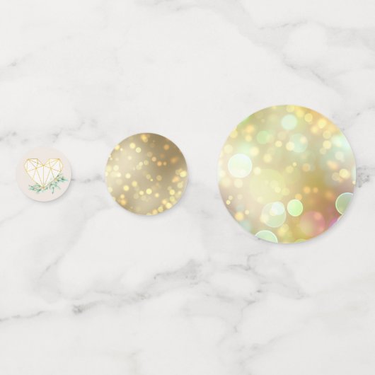 Eukalyptus Wedding Table Confetti Konfetti (Rückseiten)