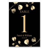 Eukalyptus Wedding Tischnummer (Vorderseite)