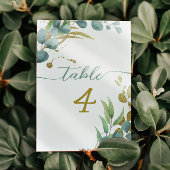 Eukalyptus Wedding Tischnummer