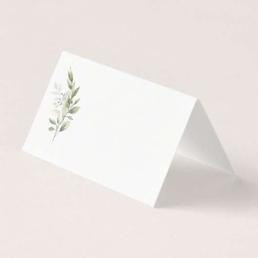 Eukalyptus Wedding-Tischnummern (Vorderseite)