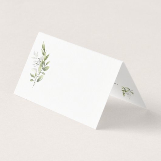 Eukalyptus Wedding-Tischnummern (Rückseite)