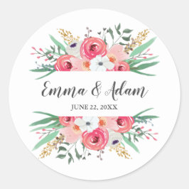 Eukalyptus Wedding Umschlag Aufkleber Eleganter St