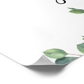 Eukalyptus Wedding Wählen Sie einen Platz nicht ei Poster (Ecke)