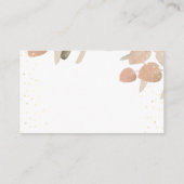 Eukalyptus Wedding Website Begleitkarte (Rückseite)