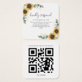 Eukalyptus Wedding Website QR Code UAWG (Vorne & Hinten)