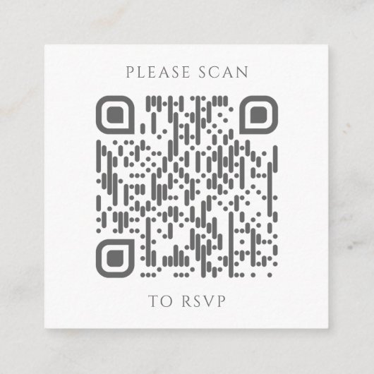 Eukalyptus Wedding Website QR Code UAWG Begleitkarte (Rückseite)