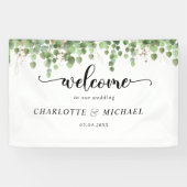 Eukalyptus Wedding Welcome Banner (Horizontal)