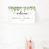 Eukalyptus Wedding Welcome Banner (InSitu)