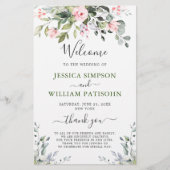 Eukalyptus Wedding Zeremony Program (Vorderseite)