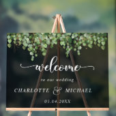 Eukalyptus Weddings Acrylschild (Neutral)