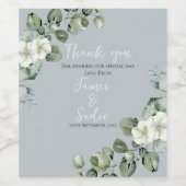 Eukalyptus Weinetikett (Einzelnes Label)