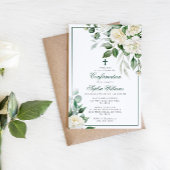 Eukalyptus Weiße Blume Bestätigung Einladung