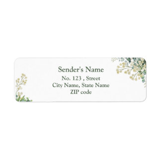 Eukalyptus & Weiße Blumen Botanische Hochzeit