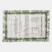 Eukalyptus-Weißholz Geschirrtuch (Horizontal)