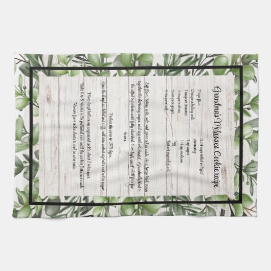 Eukalyptus-Weißholz Geschirrtuch (Horizontal)