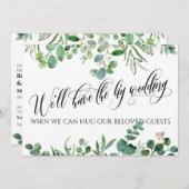 Eukalyptus, wenn wir Sie mit einer verspäteten Hoc Einladung (Vorne/Hinten)