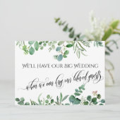 Eukalyptus, wenn wir Sie mit einer verspäteten Hoc Einladung (Stehend Vorderseite)