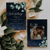 Eukalyptus-Whisky unter dem Sternenhimmel-Foto Einladung