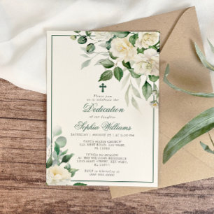 Eukalyptus White Blume Dedication Einladung