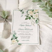 Eukalyptus White Blume Einladung Hochzeit