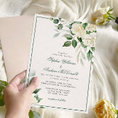 Eukalyptus White Blume Einladung Hochzeit