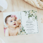 Eukalyptus White Blume Foto Girl Dedication Einladung