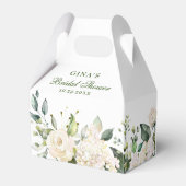 Eukalyptus White Blush Hydrangea Geschenkschachtel (Rückseite)