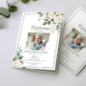 Eukalyptus White Foto Gedenkprogramm Karte