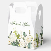 Eukalyptus White Roses Brautparty Geschenkschachtel (Geöffnet)