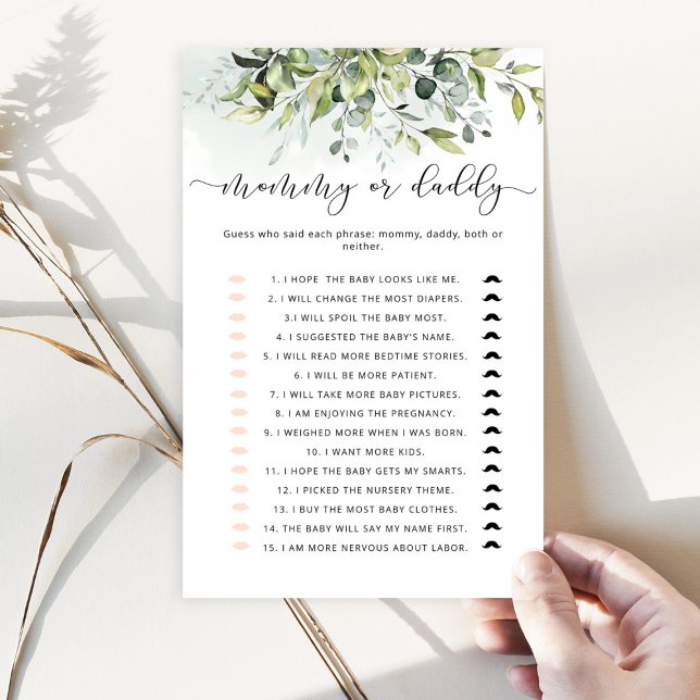 Eukalyptus Who It Mommy or Daddy Game (Von Creator hochgeladen)